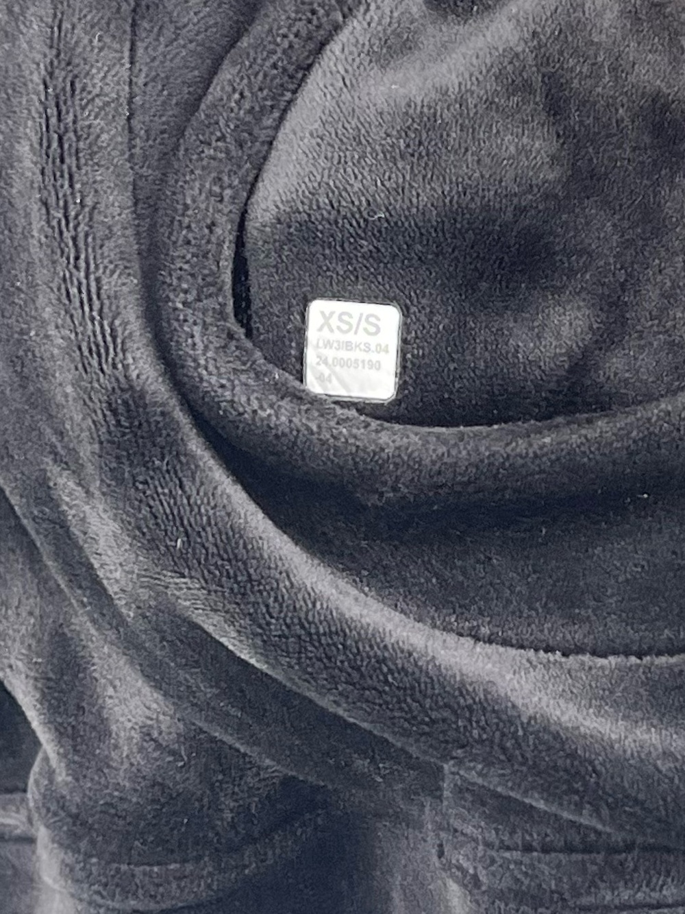 Lululemon Scuba Oversized Funnel-Neck Half Zip Velvet Black Woman’sSize XS/S - Picture 6 of 6